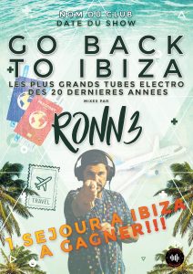 Go Back to Ibiza by RONN3, repartez avec un séjour pour 2 personnes à Ibiza